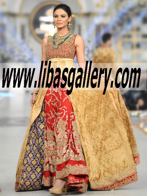 HSY Anarkali Bridal Dress for Recepiton and Special Occasions Pakistani Anarkali Bridal Dresses Bloomfield Hills Michigan US